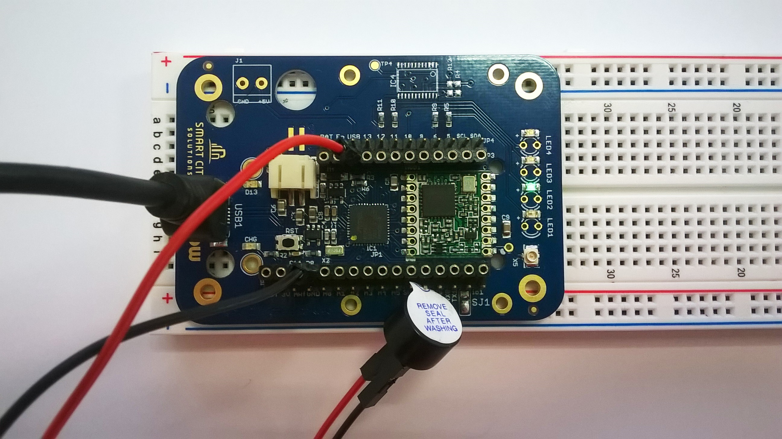 Aufbau Aktiver Buzzer